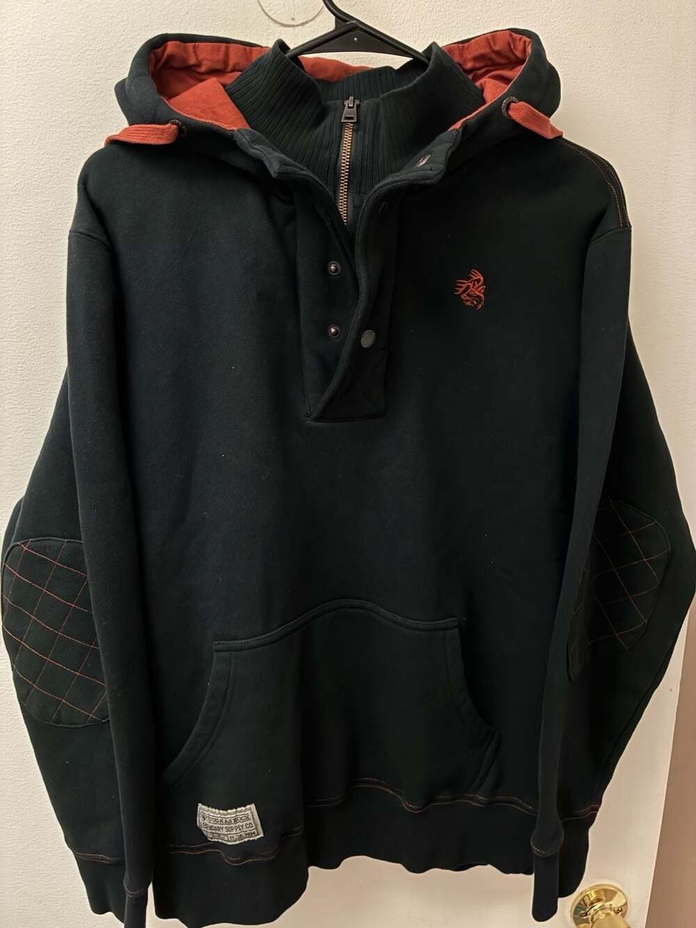 Legendary Whitetails Men's Tough as Buck 1/4 Zip Action Hoodie, Size MD